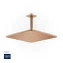 GROHE Rainshower Mono 310 Cube Head shower set ceiling 142 mm , 1 spray , 26566DL0 , brushed warm sunset