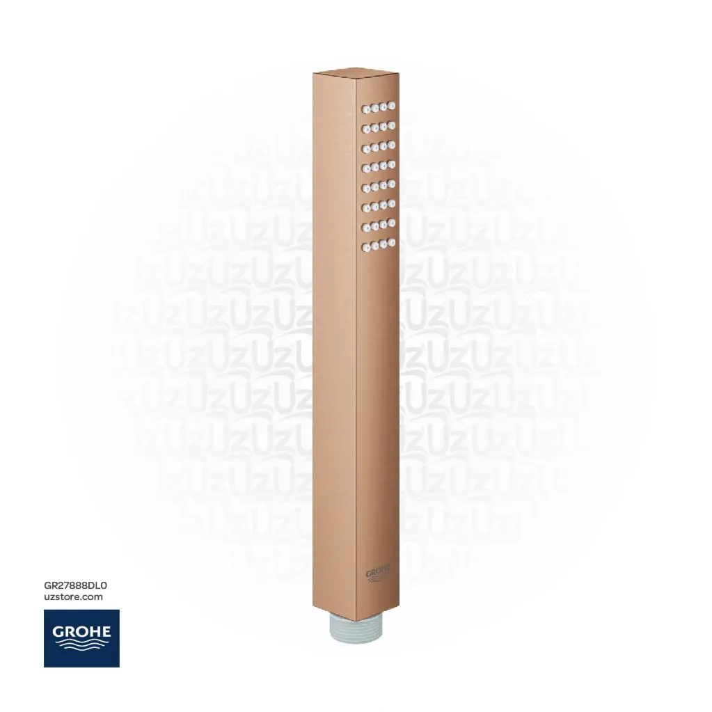 GROHE Euphoria Cube+ Stick Hand shower 1 spray , 27888DL0 , brushed warm sunset