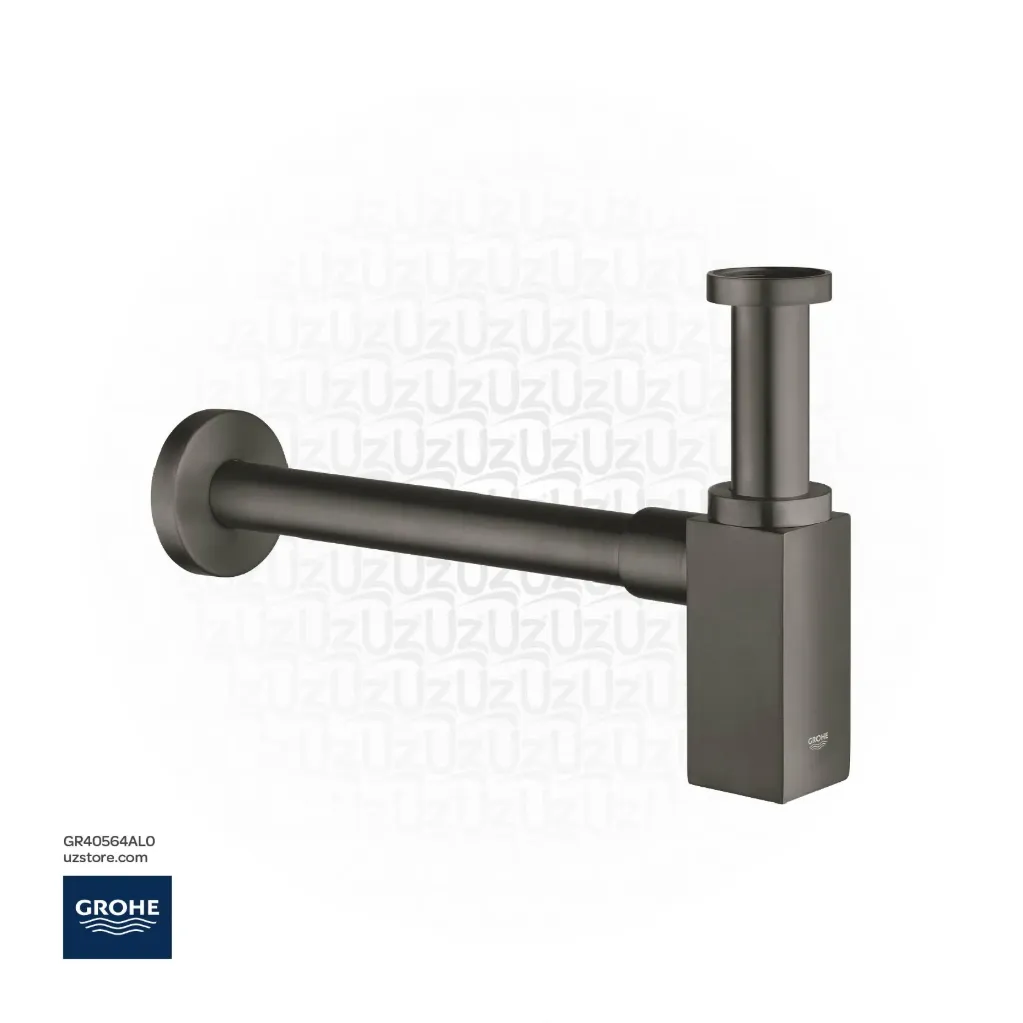 GROHE Bottle trap , 40564AL0 , brushed hard graphite