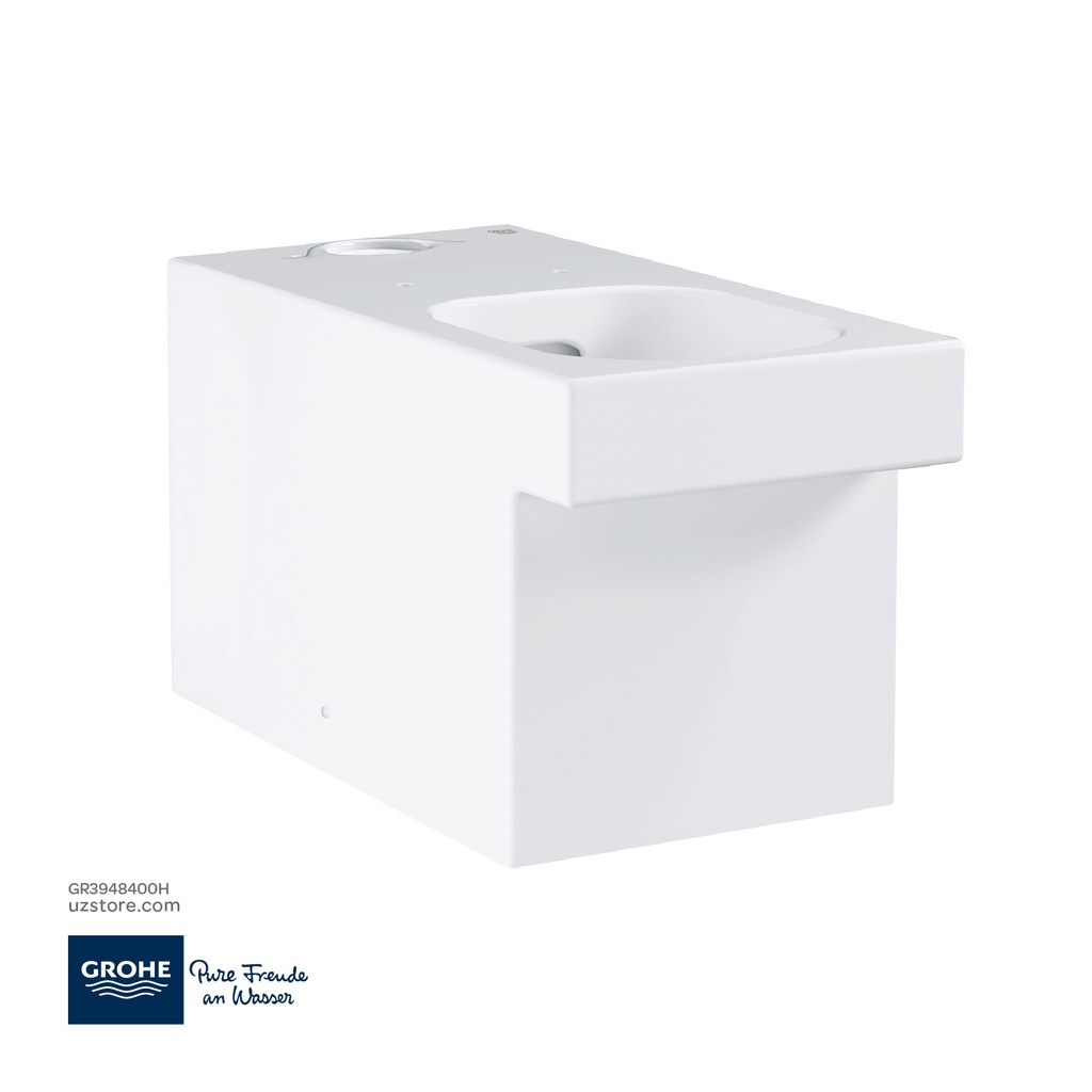 GROHE Cube Ceramic Floor standing WC for close coupled combination , 3948400H , alpine white
