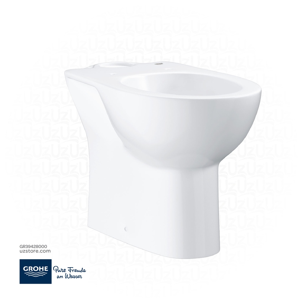 GROHE Bau Ceramic Floor standing WC for close coupled combination , 39428000 , alpine white Horizontal outlet
