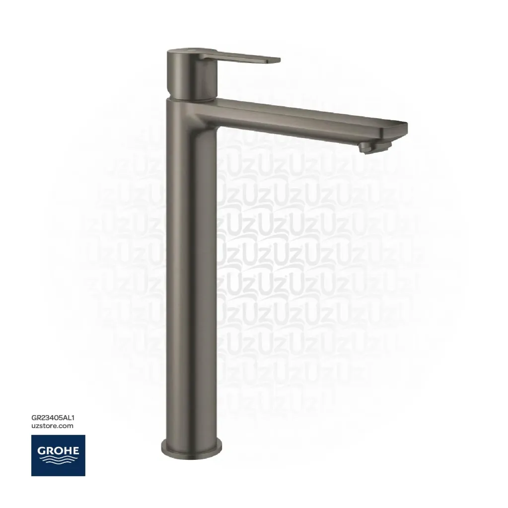 GROHE Lineare Single-lever basin mixer 1/2"
XL-Size , 23405AL1 , brushed hard graphite