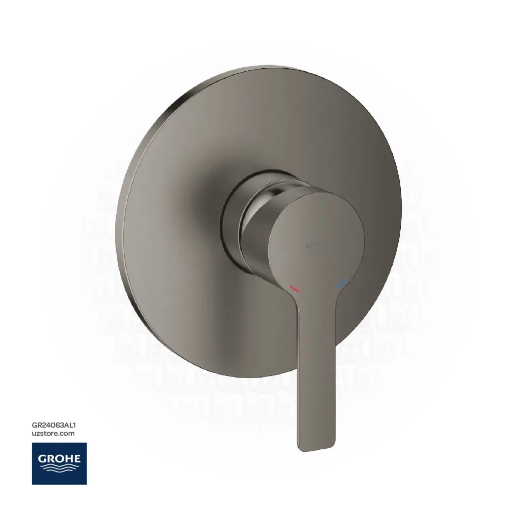 GROHE Lineare Single-lever shower mixer , 24063AL1 , brushed hard graphite
