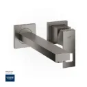 GROHE Eurocube 2-hole basin mixer
M-Size , 23447AL0 , brushed hard graphite