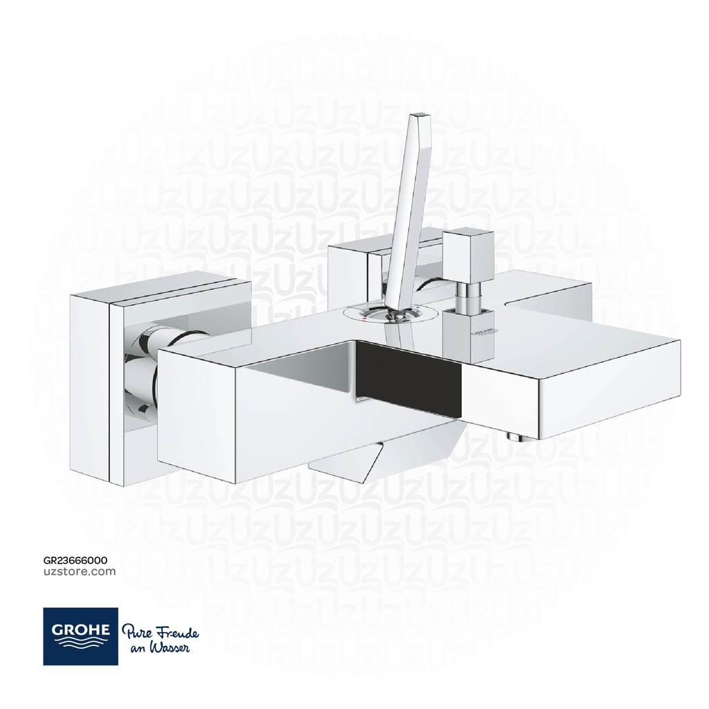 GROHE Eurocube Joy Single-lever bath mixer 1/2" , 23666000 , chrome