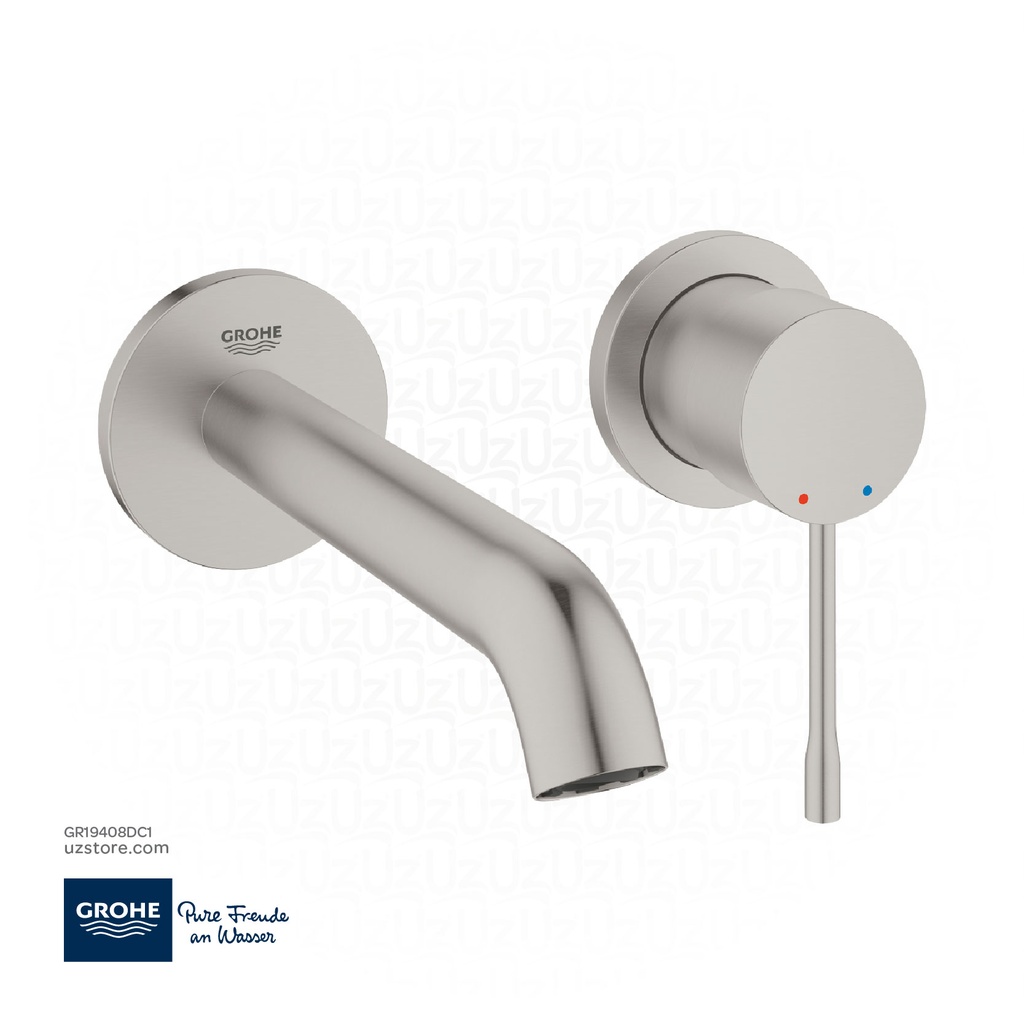 GROHE Essence 2-hole basin mixer
M-Size , 19408DC1 , supersteel