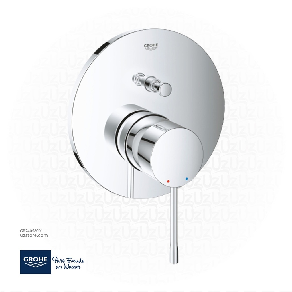 GROHE Essence Single-lever mixer with 2-way diverter , 24058001 , chrome