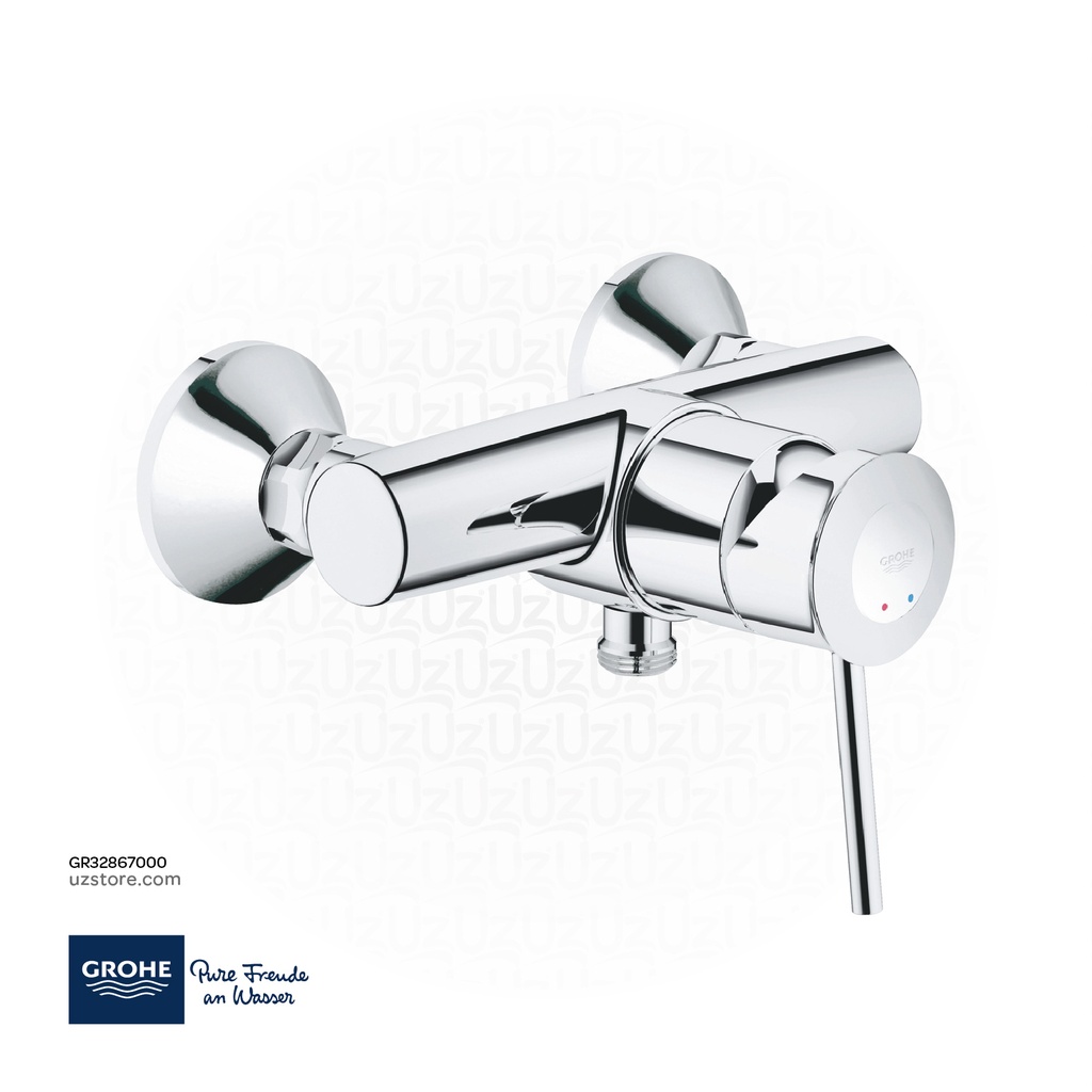 GROHE BauClassic Single-lever shower mixer 1/2" , 32867000 , chrome
