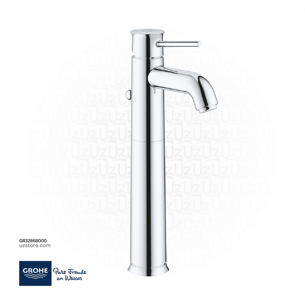 GROHE BauClassic Single-lever basin mixer 1/2" , 32868000 , chrome