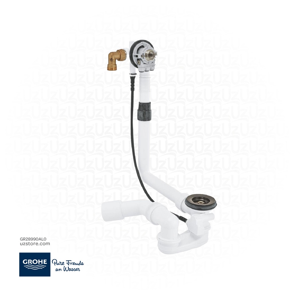 GROHE Talentofill Inlet , pop-up and waste-system , 28990AL0 , brushed hard graphite
