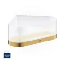 GROHE Selection Corner shower tray with holder , 41038GN0 , brushed cool sunrise