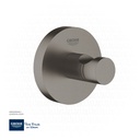 GROHE Essentials Bathrobe hook , 40364AL1 , brushed hard graphite