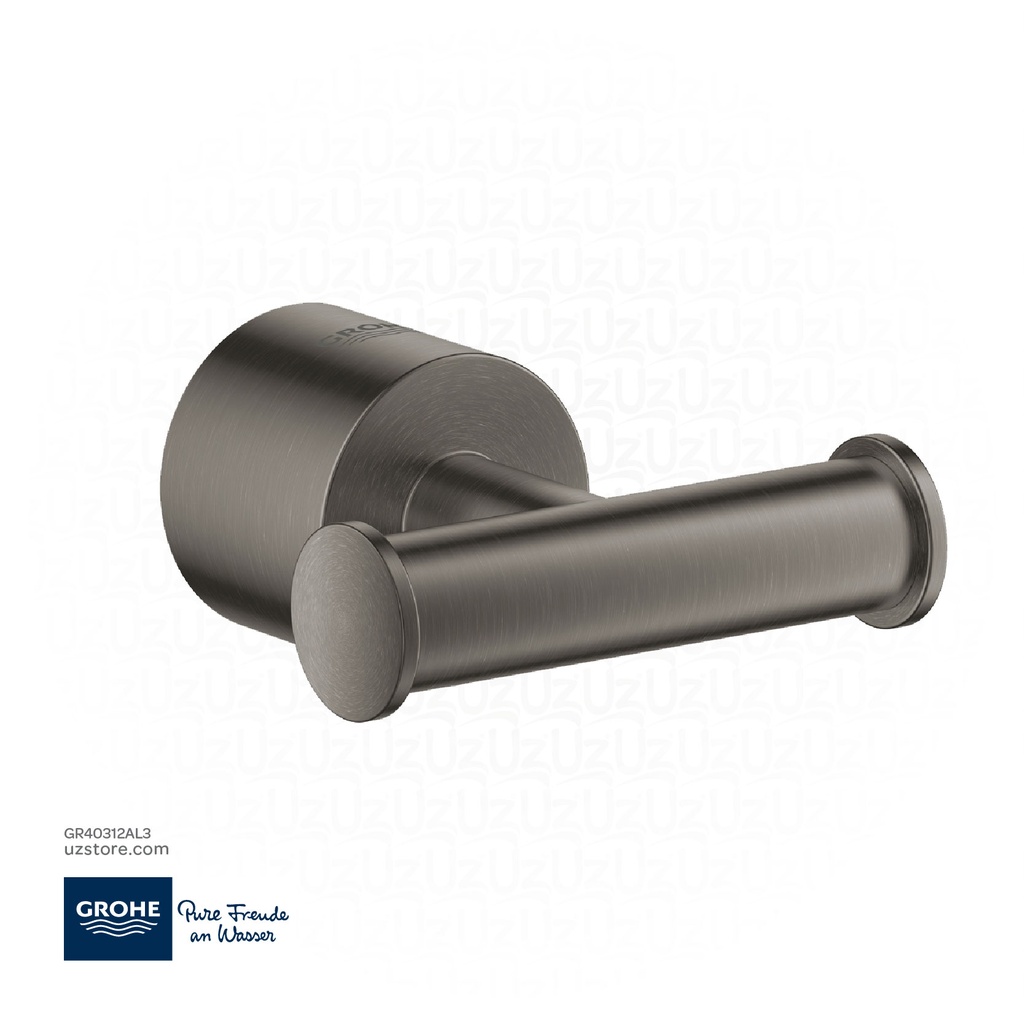 GROHE Atrio Bathrobe hook , 40312AL3 , brushed hard graphite