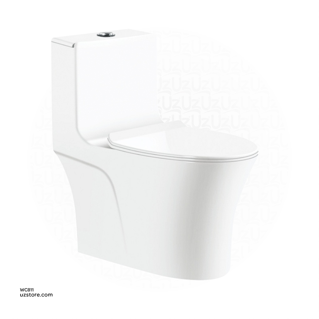 Tornado Siphonic One-piece Toilet S-TRAP 300MM PP seat cover BO-2095