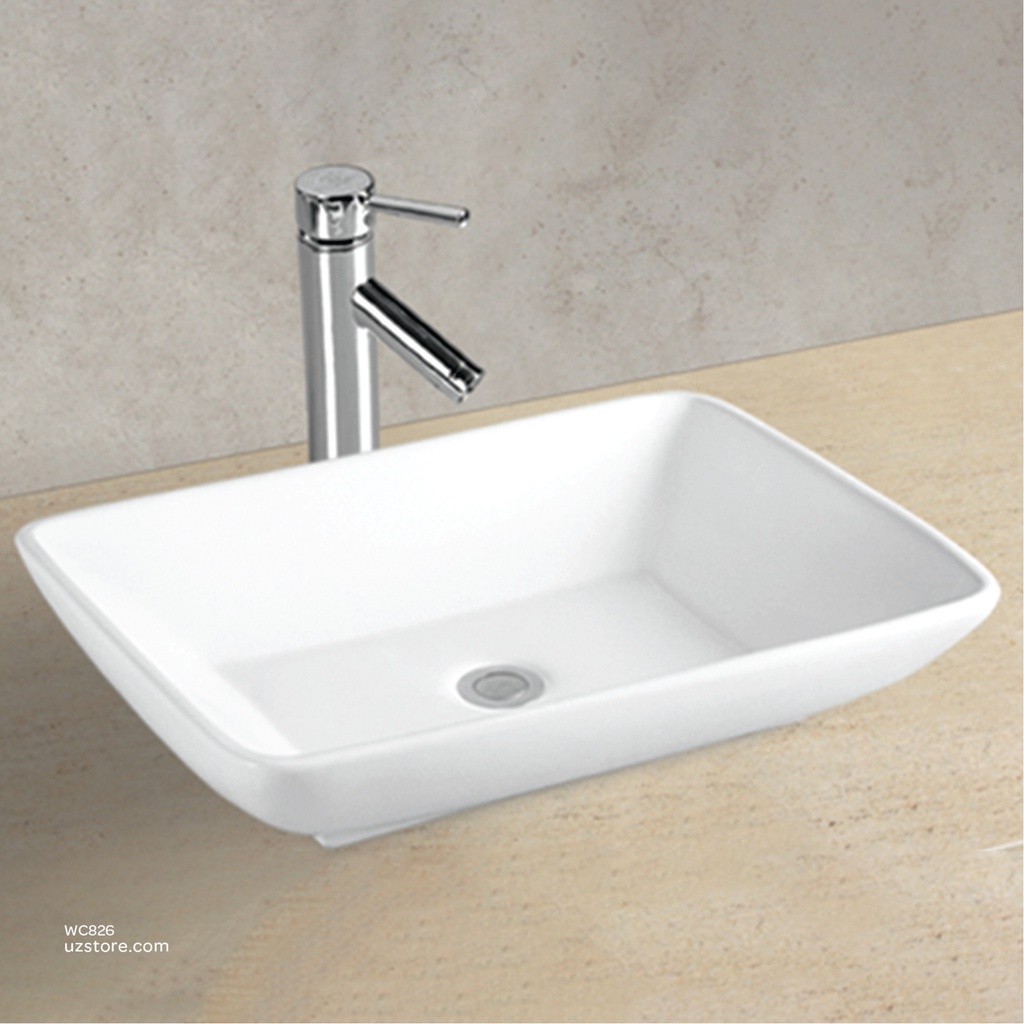 حوض غسيل سيراميك أعلى السطح 761 