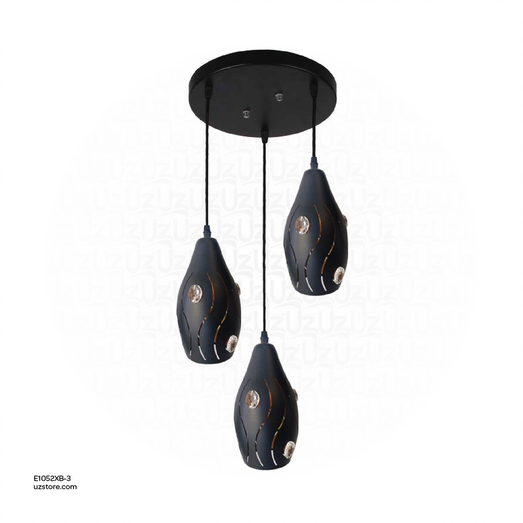 Triple Pendant Light E27 7967/3