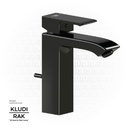KLUDI RAK Profile Star Single Lever XL Basin Mixer DN 15,
 Black Glossy RAK14160.BK1