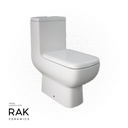 RAK Ceramic Florence Syphonic WC 240MM with Sost seat cover MP28AWHA+ MP05SCQRAWHA