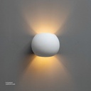 White Gypsum Wall Light G9 310008