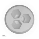 LED Wall Light 9897 BL+WW