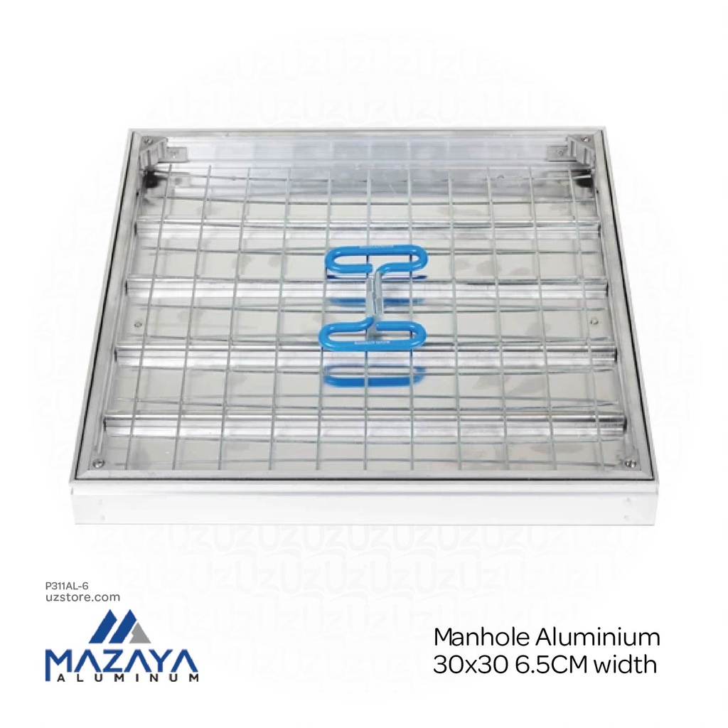 [P311Al-6] Mazaya Manhole Aluminium 30x30 6.5CM width