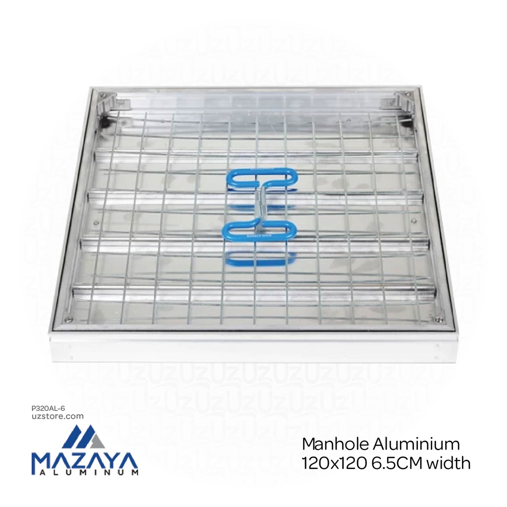 Mazaya Manhole Aluminium 120x120 6.5CM width