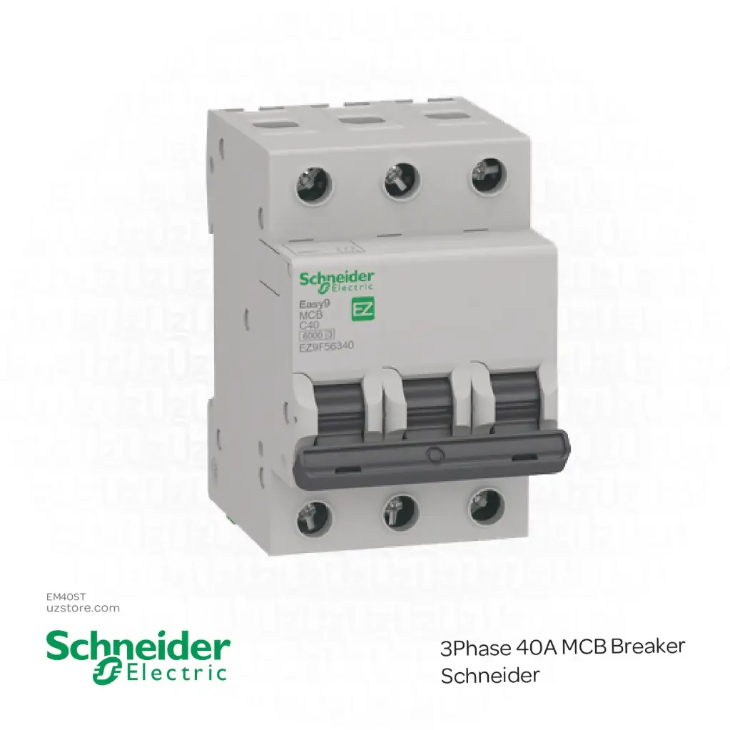 3Phase 40A MCB Breaker Schneider (EZ9F56340) 