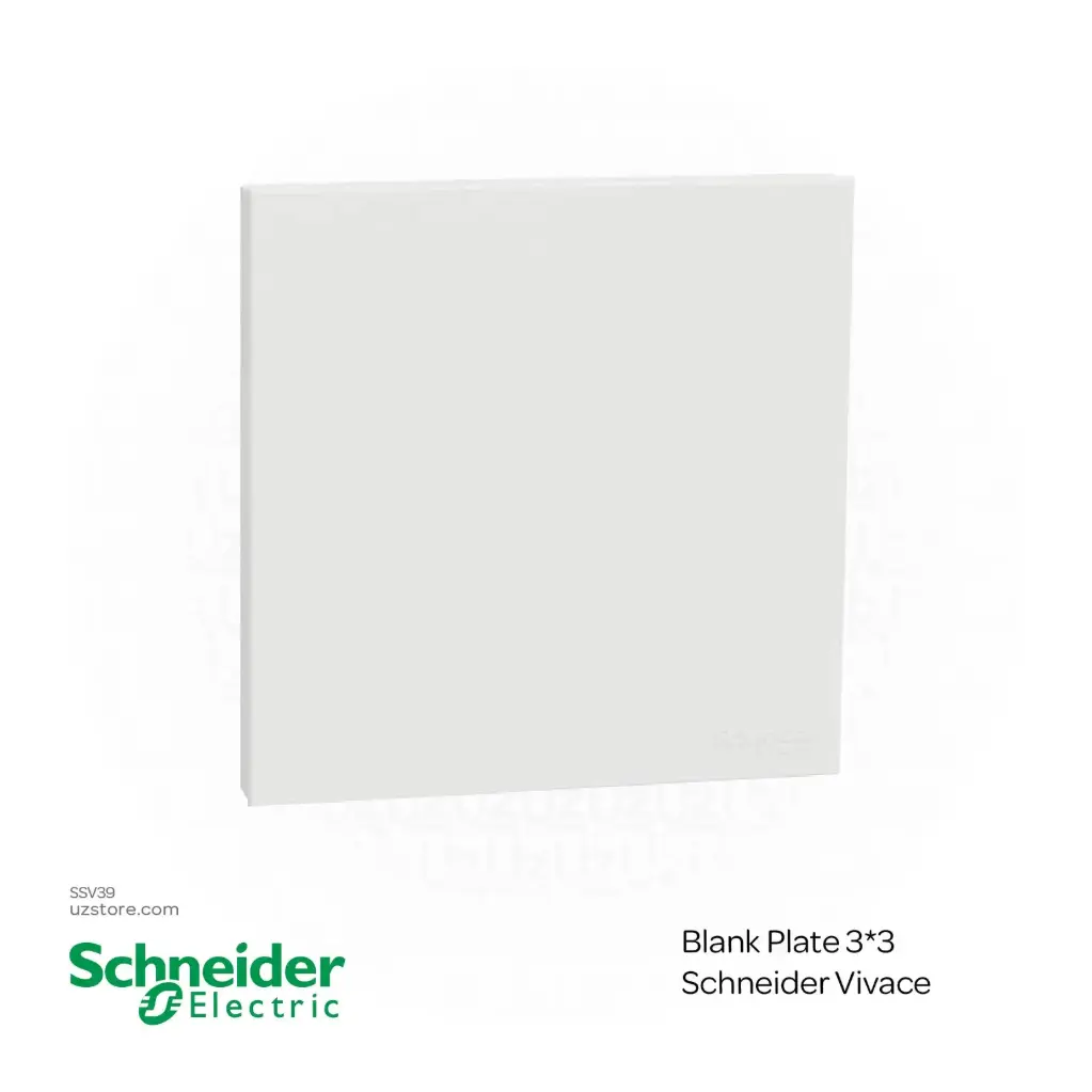 Blank Plate 3*3 Schneider Vivace