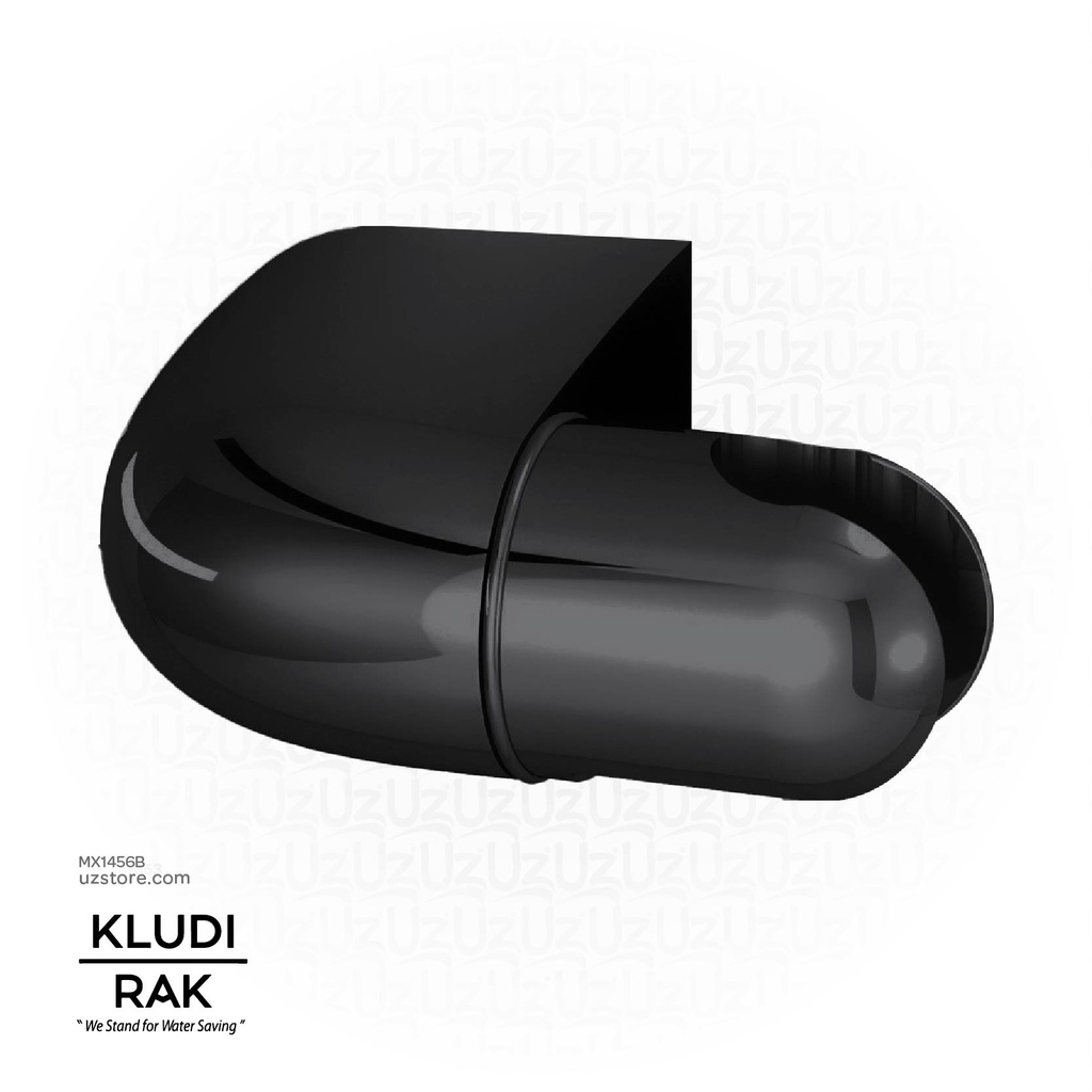 KLUDI RAK Adjustable Wall Mounted Shower Bracket Matt Black 
 RAK22030.BK2