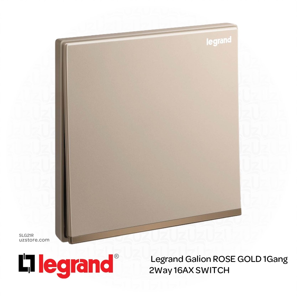 Legrand Galion ROSE GOLD 1Gang 2Way 16AX SWITCH