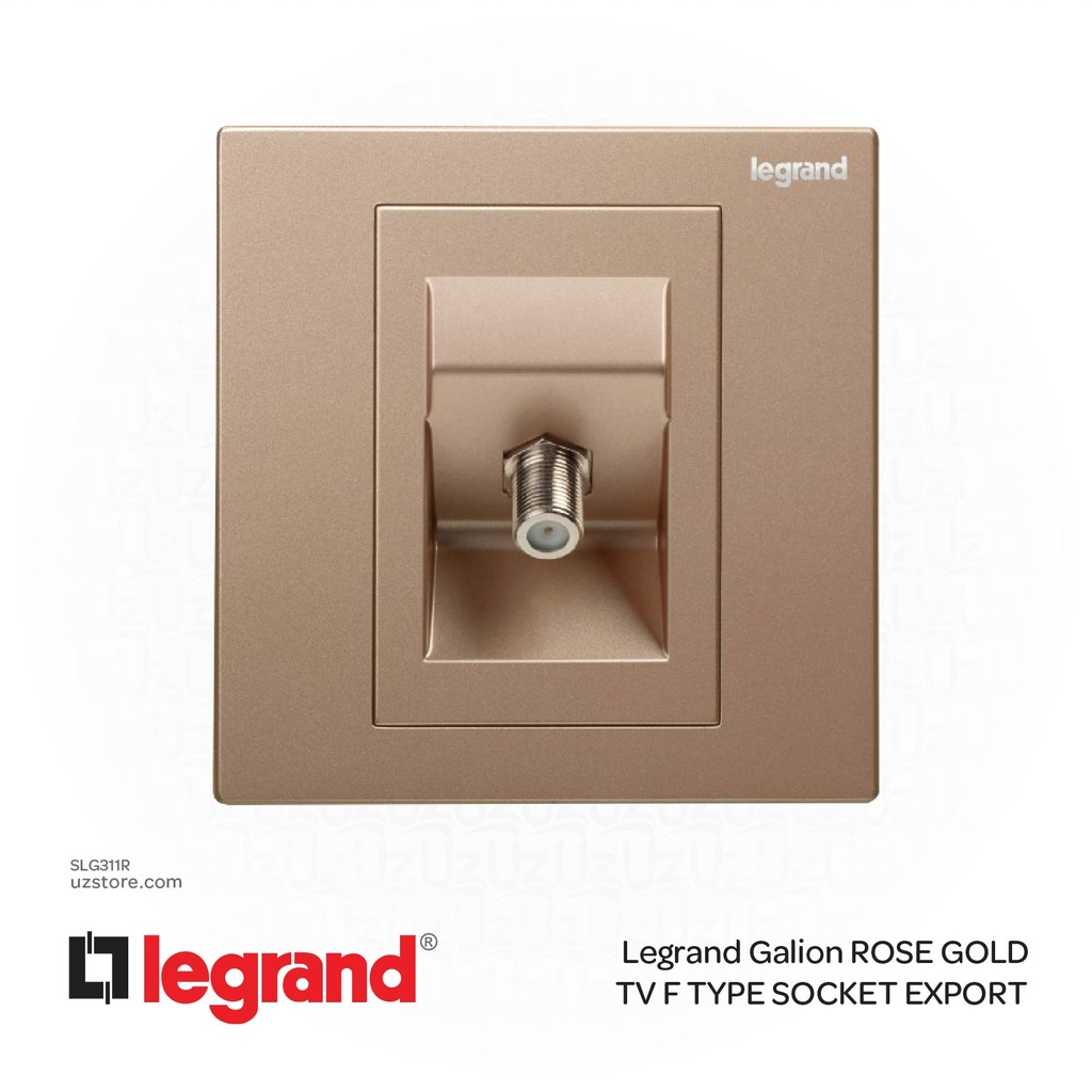 Legrand Galion ROSE GOLD TV F TYPE SOCKET EXPORT