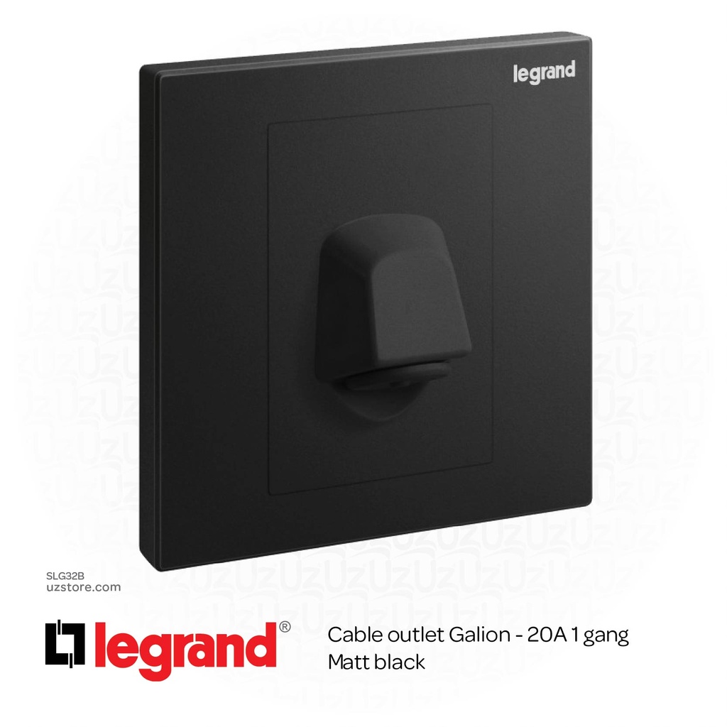 Legrand Galion MATT BLACK 20A CONNECTION UNIT 452-C
