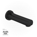 KLUDI RAK Wall Mounted Bath Spout DN15 Black RAK10007.BK2