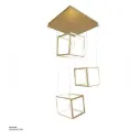 Led Pendant Light  Square ABM-9917 150W gold 