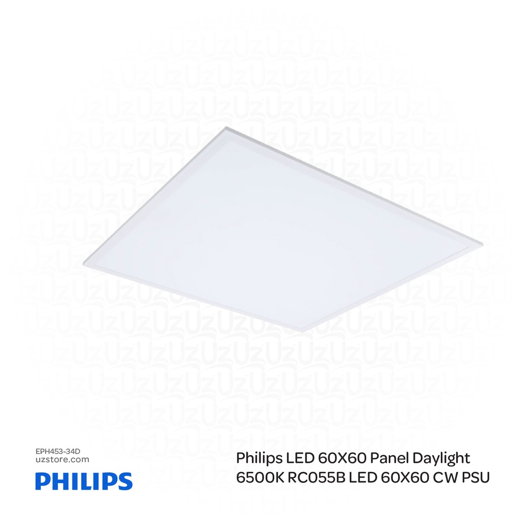 PHILIPS LED Panel 60x60 RC055B CW PSU , 6500K Cool DayLight 40 Watts 911401836285