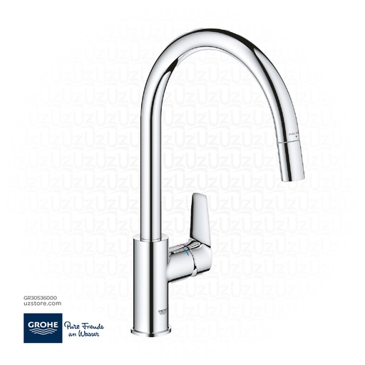 [GR30536000] GROHE BauEdge Single-lever sink mixer 1/2" , 30536000 , chrome