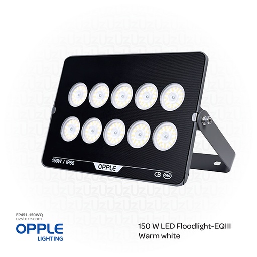 [EP451-150WQ] OPPLE LED Flood Light EQIII 150W-3000K-GY-GP , Warm White 709000055100