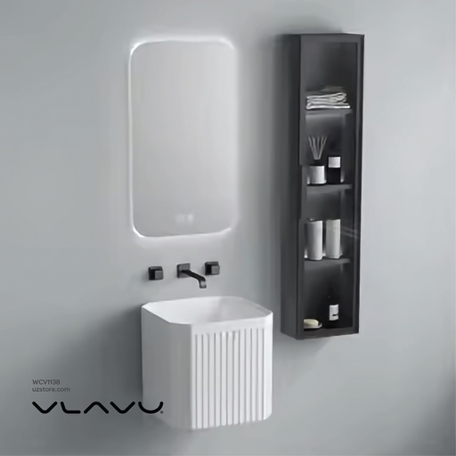 [WCV1138WB] Vlavu Wall-hung basin
 Fixing to wall with back 400*400*380mm CB.39.9322