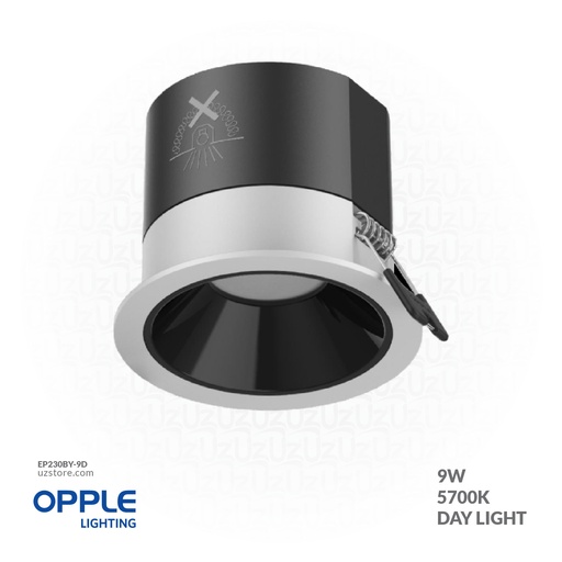 [EP230BY-9D] OPPLE LED Down light Rc-BY R75-BK 9W , 5700K Day Light , 540001392400