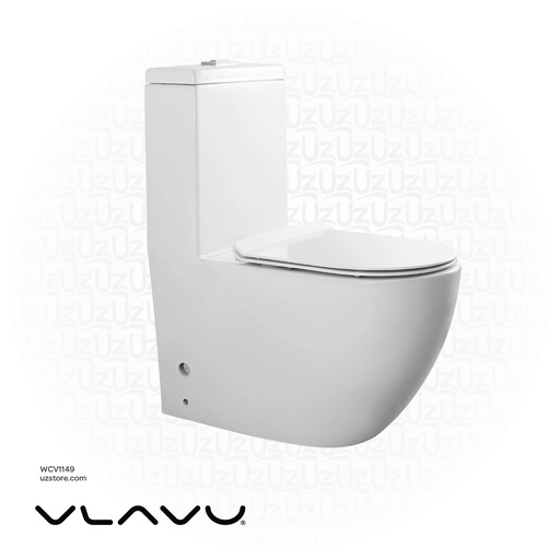 [WCV1149] Vlavu WC one piece ( Toilet ) , S-Trap: 250mm, Torando Flushing,  , UF seat cover 670*350*760mm  CB.12.0002T 