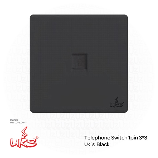 [SU312B] Telephone Switch 1pin 3*3 UK`s BKV15TO/11 Black