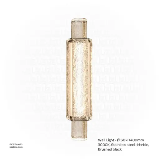 [E1057H-650] OPTARA Wall Light - H:650mm, 3000K, Glass, Rose gold 9333-L