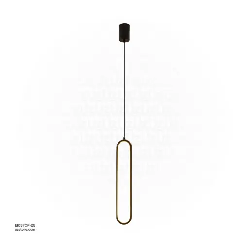 [E1057OP-2.5] أوبتارا إضاءة معلقة - Ø:110×H2500mm, 3000K, ستانلس ستيل, ذهبي وردي D7079-1