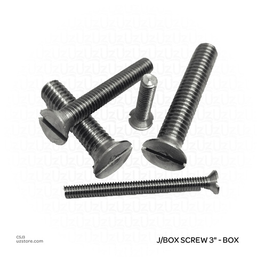 [CSJ3] J/box Screw 3" - box