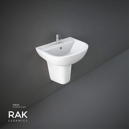 [WR105] RAK-Compact Wash Basin With Half Pedestal CO0801AWHA-FS31-CO0401AWHA-FS32