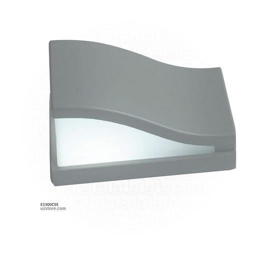 [E1300CSS] LED Outdoor Wall LIGHT W06-3W WW Silver 
