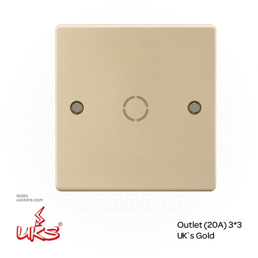 [SU32G] Outlet (20A) 3*3 UK`s Gold