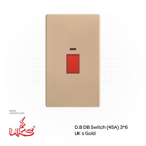 [SU64G] D.B DB Switch (45A) 3*6 UK`s Gold