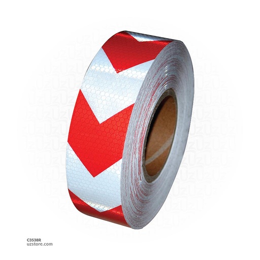 [C3538R] Reflective Tape- Red&White