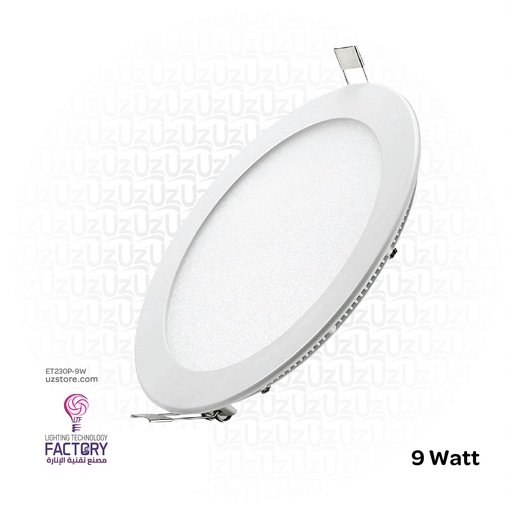 [ET230P-9W] LTF 9W Round Panel light Sigma Warm white